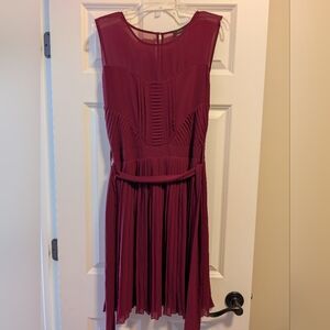 mark by Avon Elegant Burgundy Sleeveless Dress